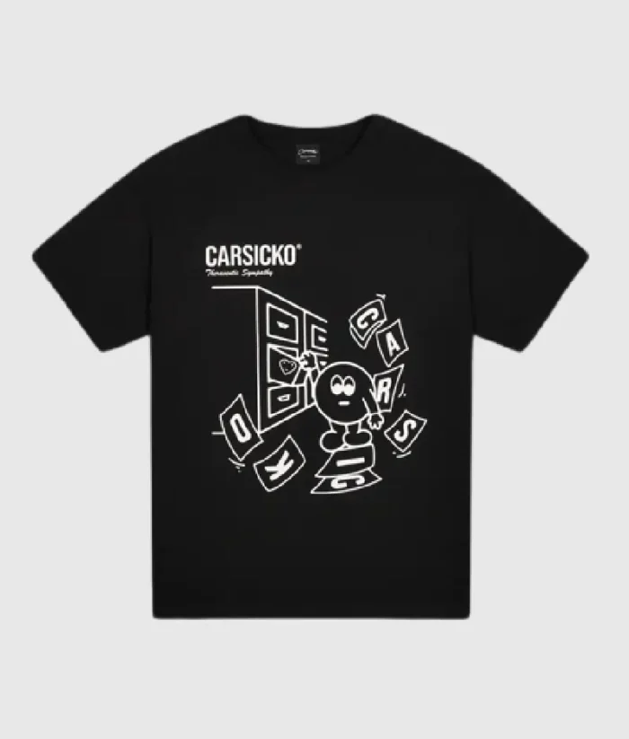 CARSICKO LOCKERS T-SHIRT BLACK