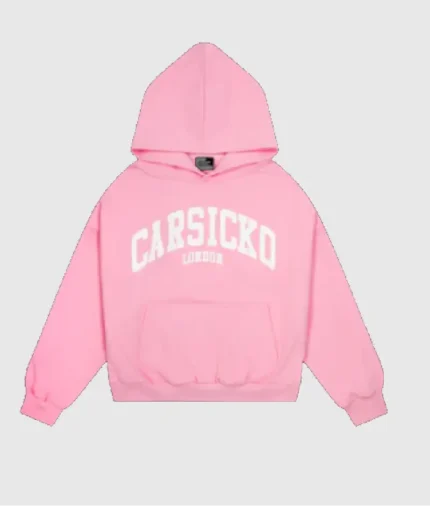 CARSICKO LONDON CLASSIC HOODIE (PINK)