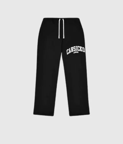 CARSICKO LONDON TRACK PANTS BLACK