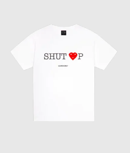 Carsicko SHUT *P T-Shirt White