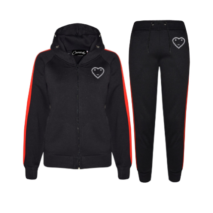 Black and Red Carsicko Tracksuit